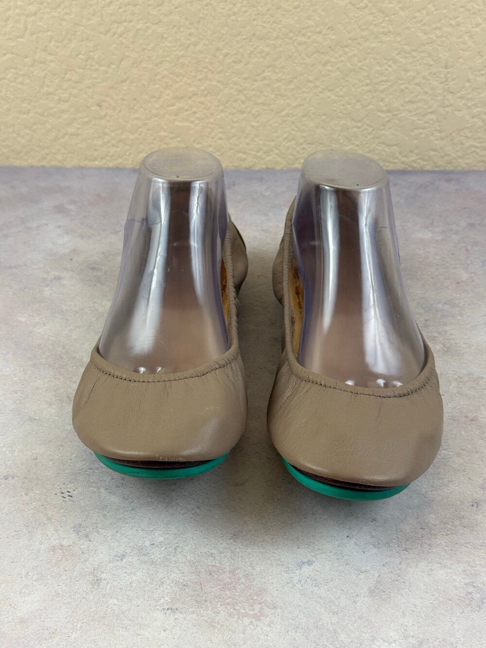 Tieks Shoes Womens Size 10 Brown Leather Ballet Flats Comfort Italy Casual